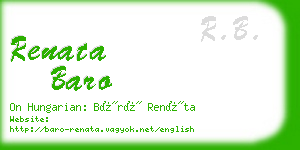 renata baro business card